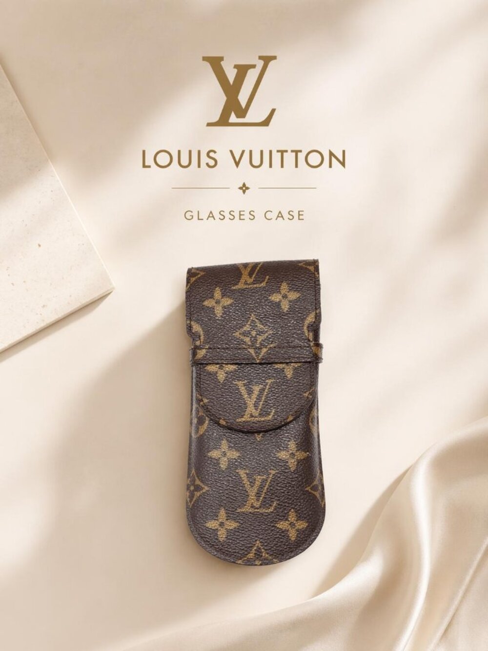 Authentic Louis Vuitton Monogram Glasses Case | Compact & Stylish